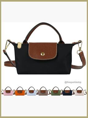Mini Crossbody Shoulder Bag with Adjustable Strap, Large Capacity Handbag for